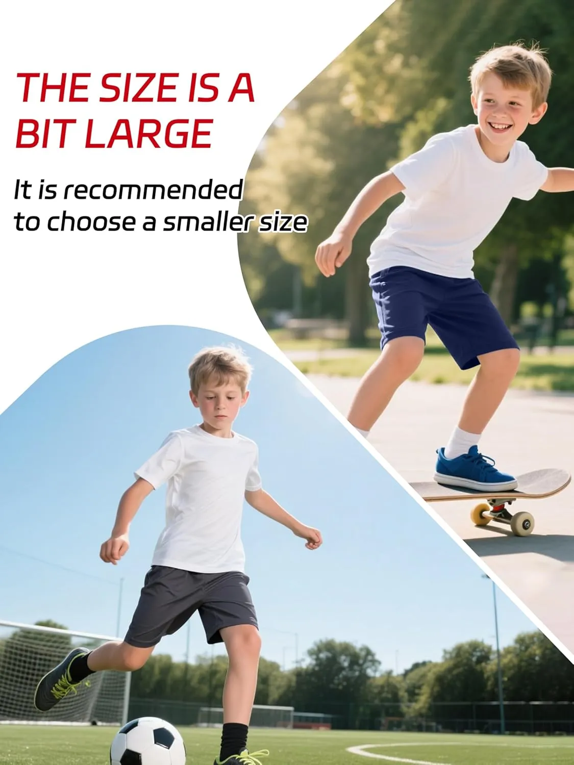 4 Pack Boys Athletic Shorts with Pockets Kids Basketball Youth Quick Dry Active Performance Sports Boys Shorts