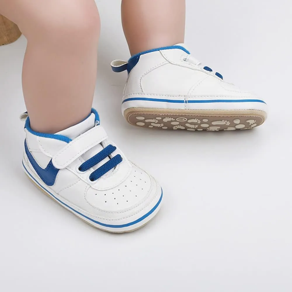 Clowora Unsex Baby Shoes Boys Girls Infant Sneakers Non-Slip Soft Rubber Sole Toddler Crib First Walker Lightweight Shoes