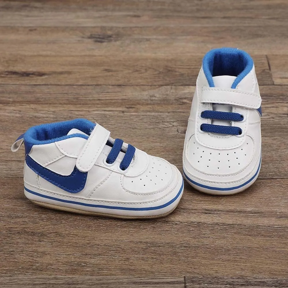 Clowora Unsex Baby Shoes Boys Girls Infant Sneakers Non-Slip Soft Rubber Sole Toddler Crib First Walker Lightweight Shoes