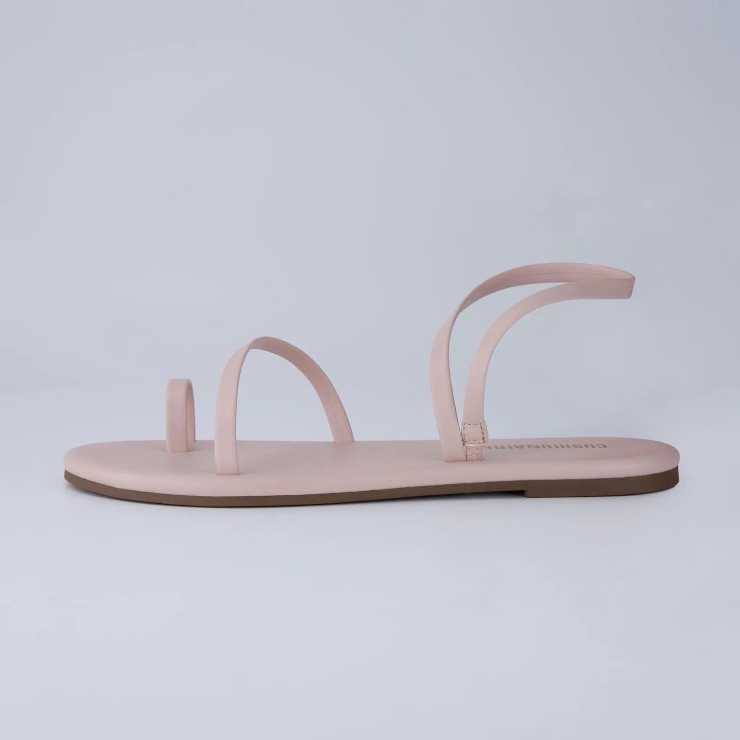 CUSHIONAIRE CHAI Womens Strappy Sandals  Flat Sandals for Women, Comfortable Beach Sandals, Summer Slip-On Shoes, Casual Dressy Sandals