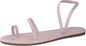 CUSHIONAIRE CHAI Womens Strappy Sandals  Flat Sandals for Women, Comfortable Beach Sandals, Summer Slip-On Shoes, Casual Dressy Sandals