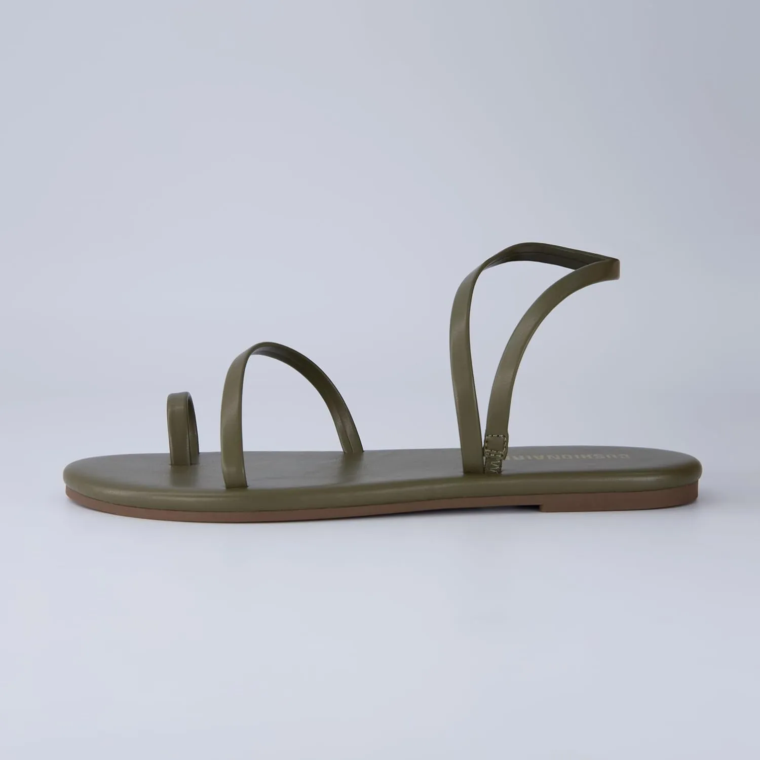 CUSHIONAIRE CHAI Womens Strappy Sandals  Flat Sandals for Women, Comfortable Beach Sandals, Summer Slip-On Shoes, Casual Dressy Sandals