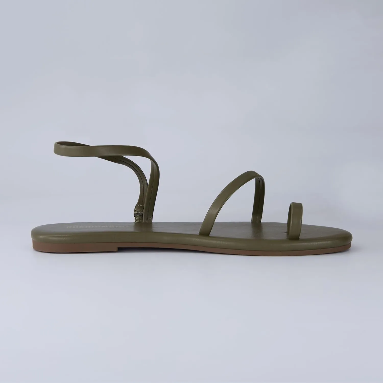 CUSHIONAIRE CHAI Womens Strappy Sandals  Flat Sandals for Women, Comfortable Beach Sandals, Summer Slip-On Shoes, Casual Dressy Sandals