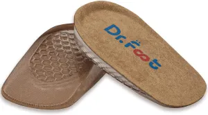 Dr. Foot's Height Increase Insoles, Heel Cushion Inserts, Heel Lift Inserts for Leg Length Discrepancies (Small (1" Height))