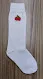 Embroidered Knee High Socks -- Apple