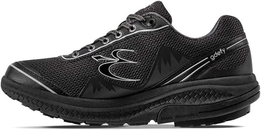 G-DEFY Mighty Walk Mens Orthopedic Walking Shoe | VersoShock Technology for Pain Associated with Running | Prolonged Standing | Arch Support | Diabetic Shoes | Wide Shoes | Free Custom Orthotic