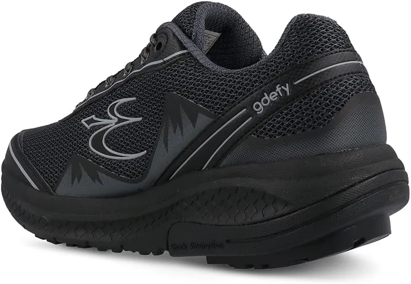 G-DEFY Mighty Walk Mens Orthopedic Walking Shoe | VersoShock Technology for Pain Associated with Running | Prolonged Standing | Arch Support | Diabetic Shoes | Wide Shoes | Free Custom Orthotic