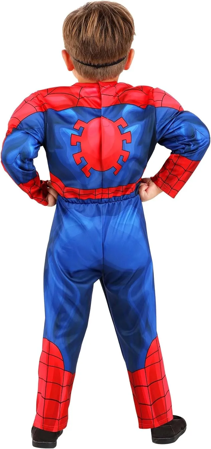 Marvel Spider-Man Toddler Costume - Officially Licensed Superhero Suit for Kids