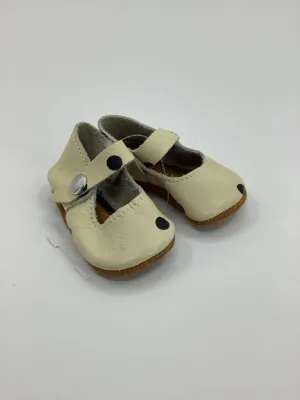Mon Petit Child Size 1 Toddler Cream Baby/Walker Shoes