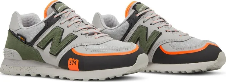 New Balance 574T 'Rain Cloud Dynomite' sneakers, gray