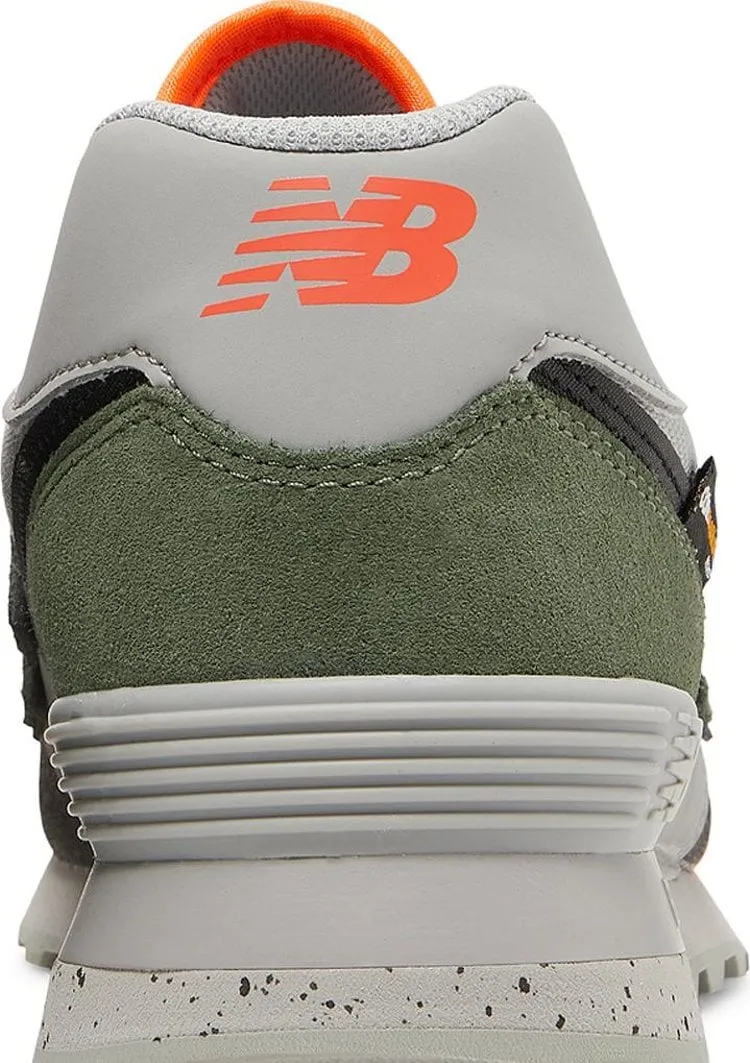 New Balance 574T 'Rain Cloud Dynomite' sneakers, gray