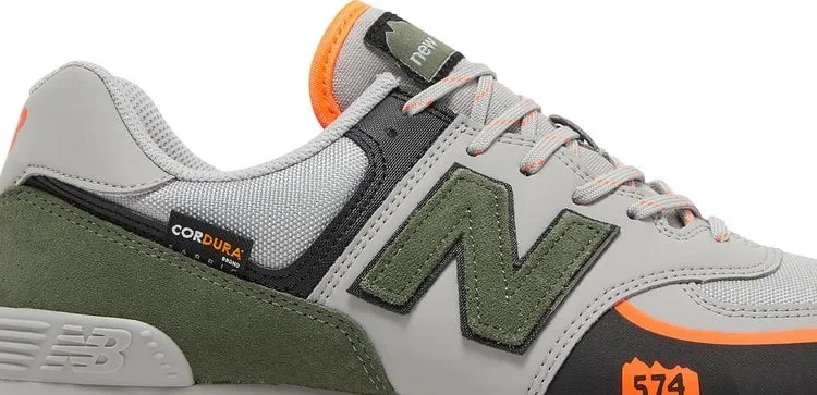 New Balance 574T 'Rain Cloud Dynomite' sneakers, gray