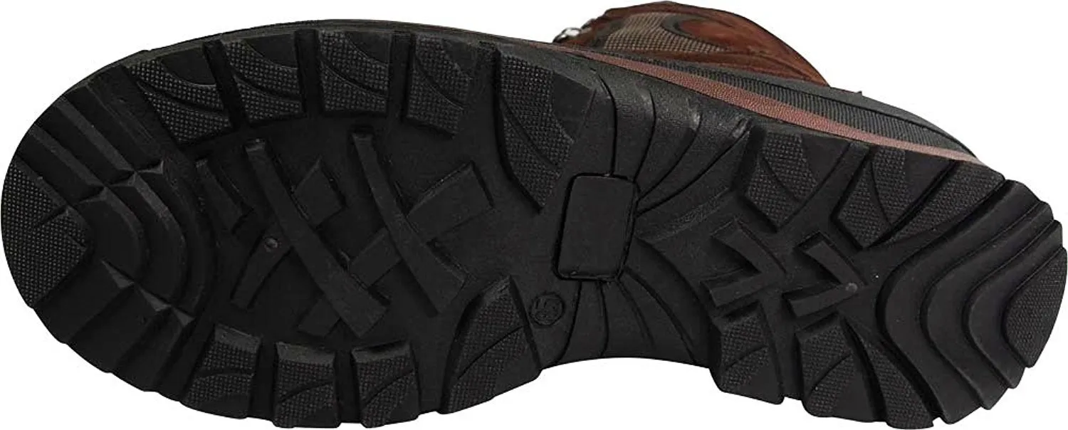 Norty - Mens Mid Waterproof Leather Panel Thermolite Insulated Snow Boot