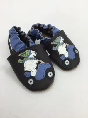 Robeez Child Size 1 Toddler Blue Baby/Walker Shoes