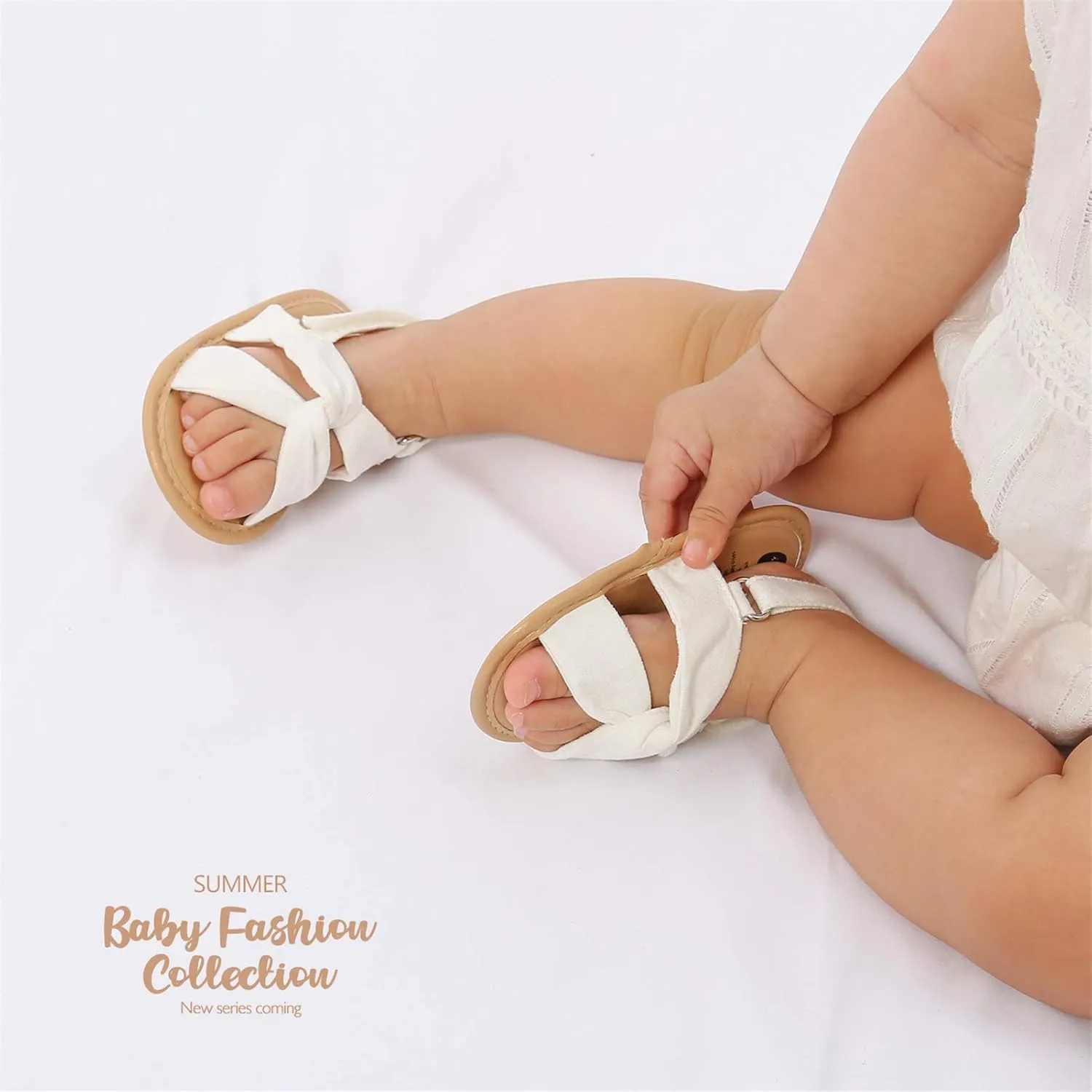 RVROVIC Baby Boys Girls Sandals Premium Infant Summer Outdoor Shoes PU Lightweight Soft Anti-Slip Sole Toddler Prewalker