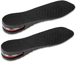 Sonew Height Increase Insoles Elevator Orthotic Shoe Insole Air Up Heel Insole Heel Inserts for Men Women(01# 1 Layer)