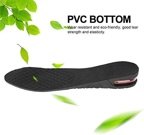 Sonew Height Increase Insoles Elevator Orthotic Shoe Insole Air Up Heel Insole Heel Inserts for Men Women(01# 1 Layer)